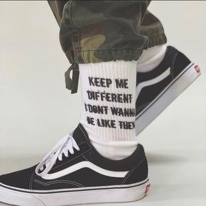 Keep me different i dont wanna be like them